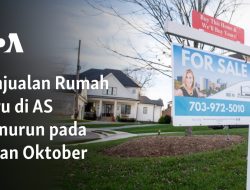 Penjualan Rumah Baru di AS Menurun pada Bulan Oktober