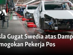 Tesla Gugat Swedia atas Dampak Pemogokan Pekerja Pos
