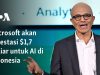Microsoft akan Investasi $1,7 Miliar untuk AI di Indonesia